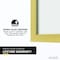 Anzzi Veil 74 in. x 34 in. Frosted Glass Shower Screen Shower Door in Brushed Gold SD-AZFL06001BGF - alternate 3